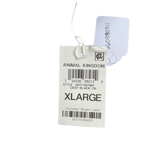 JM COLLECTION, SIZE XL, TUNIC, BLACK, GRAPHIC, SHEER SLEEVES - Picture 3 of 7